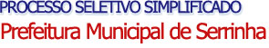 concurso Prefeitura Serrinha